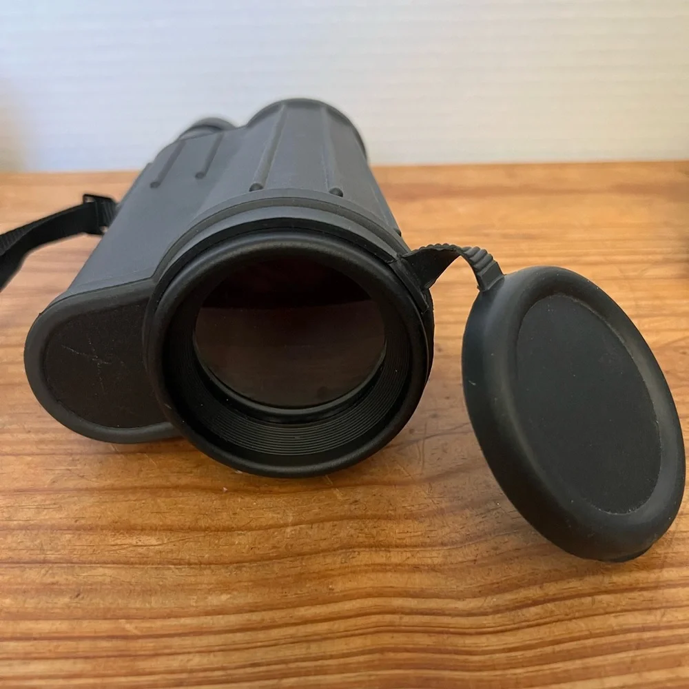 High-Performance Black Binoculars with Strap